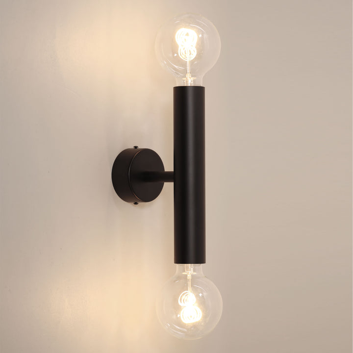 TOLI BLACK Twin Wall Light