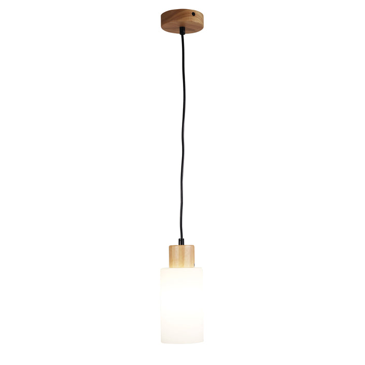 NINA Glass & Timber Pendant