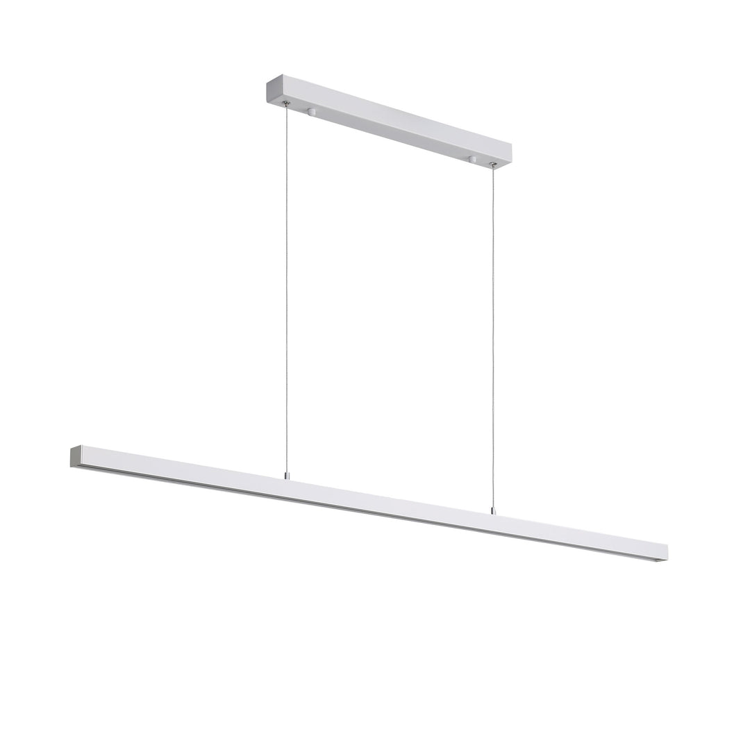 SHARD.1200 WHITE Slimline TriColour LED Linear Pendant Pendant