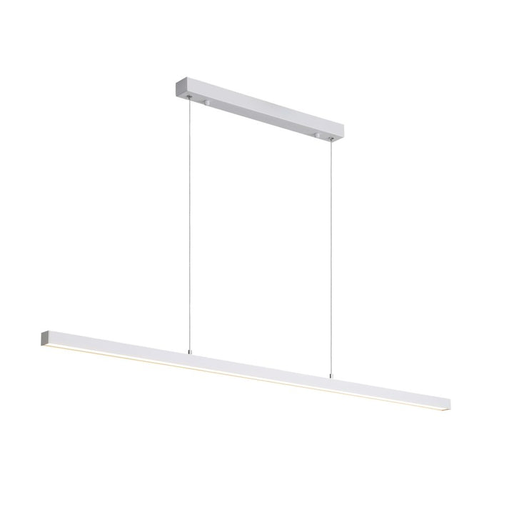SHARD.1200 WHITE Slimline TriColour LED Linear Pendant White Pendant