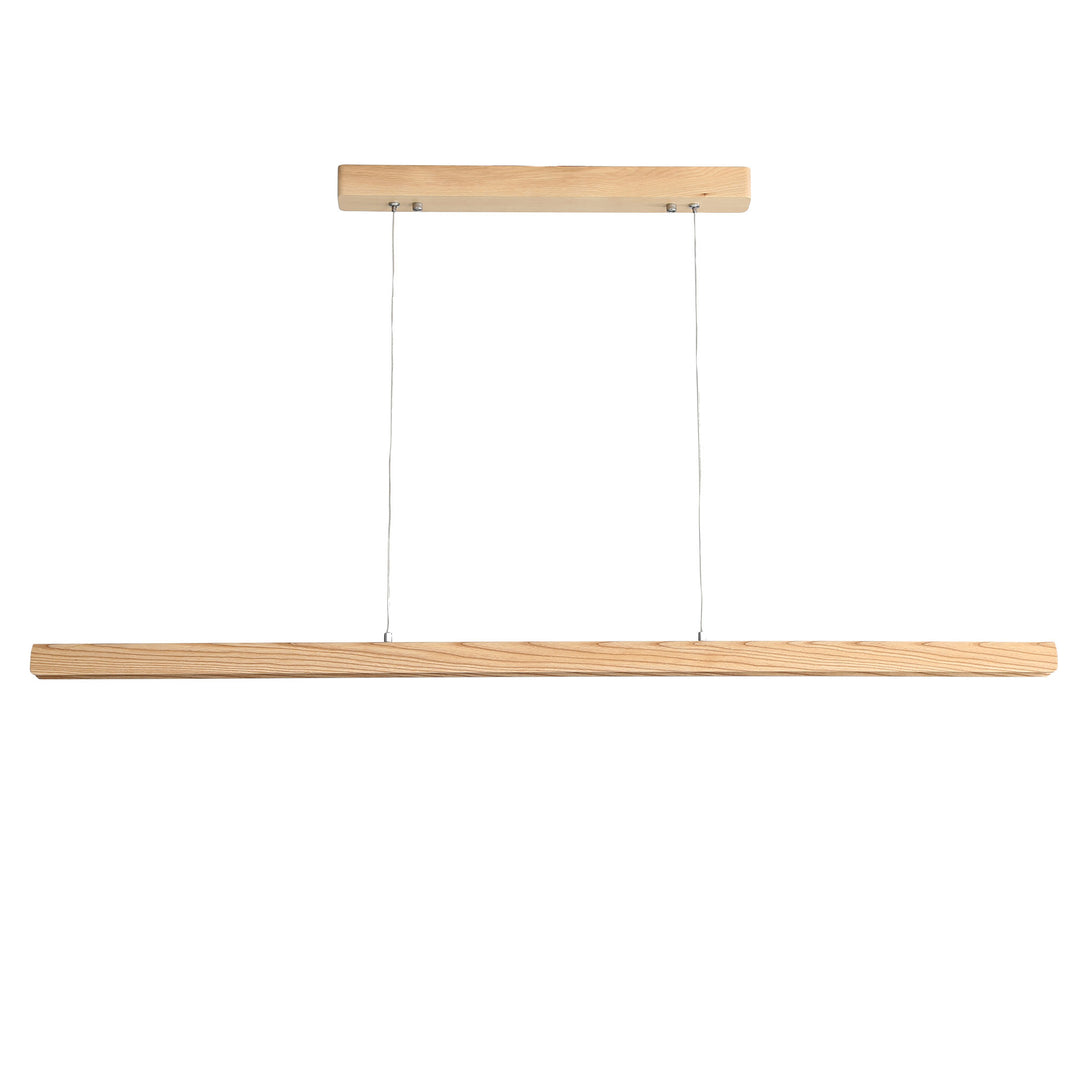 KERF.150 Ash Wood TriColour LED Linear Pendant Pendant