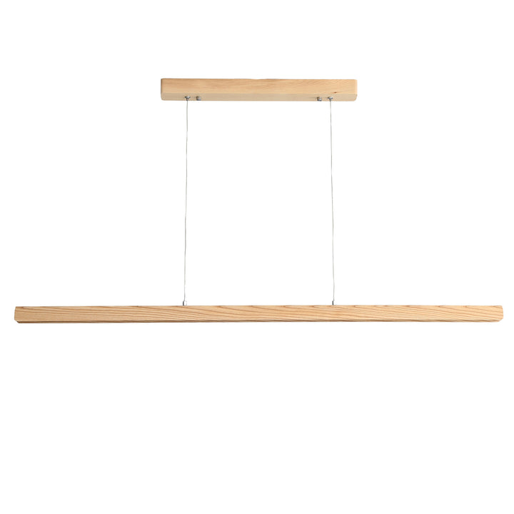 KERF.150 Ash Wood TriColour LED Linear Pendant Pendant