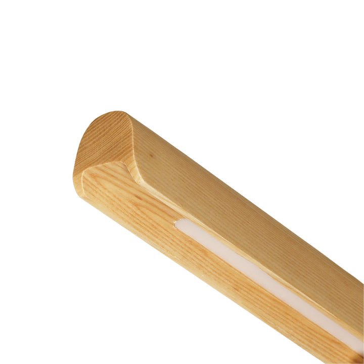 KERF.150 Ash Wood TriColour LED Linear Pendant Pendant