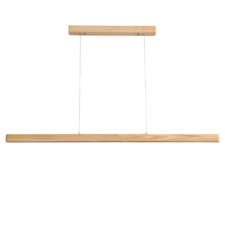 ALPHA.150 Ash Wood TriColour LED Linear Pendant Pendant