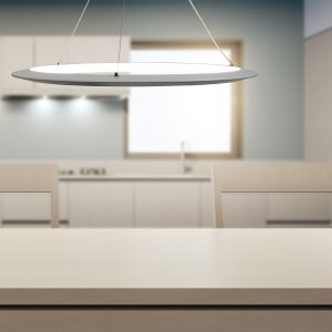 SATURN.60 CTS Modern TriColour LED Halo Pendant Black