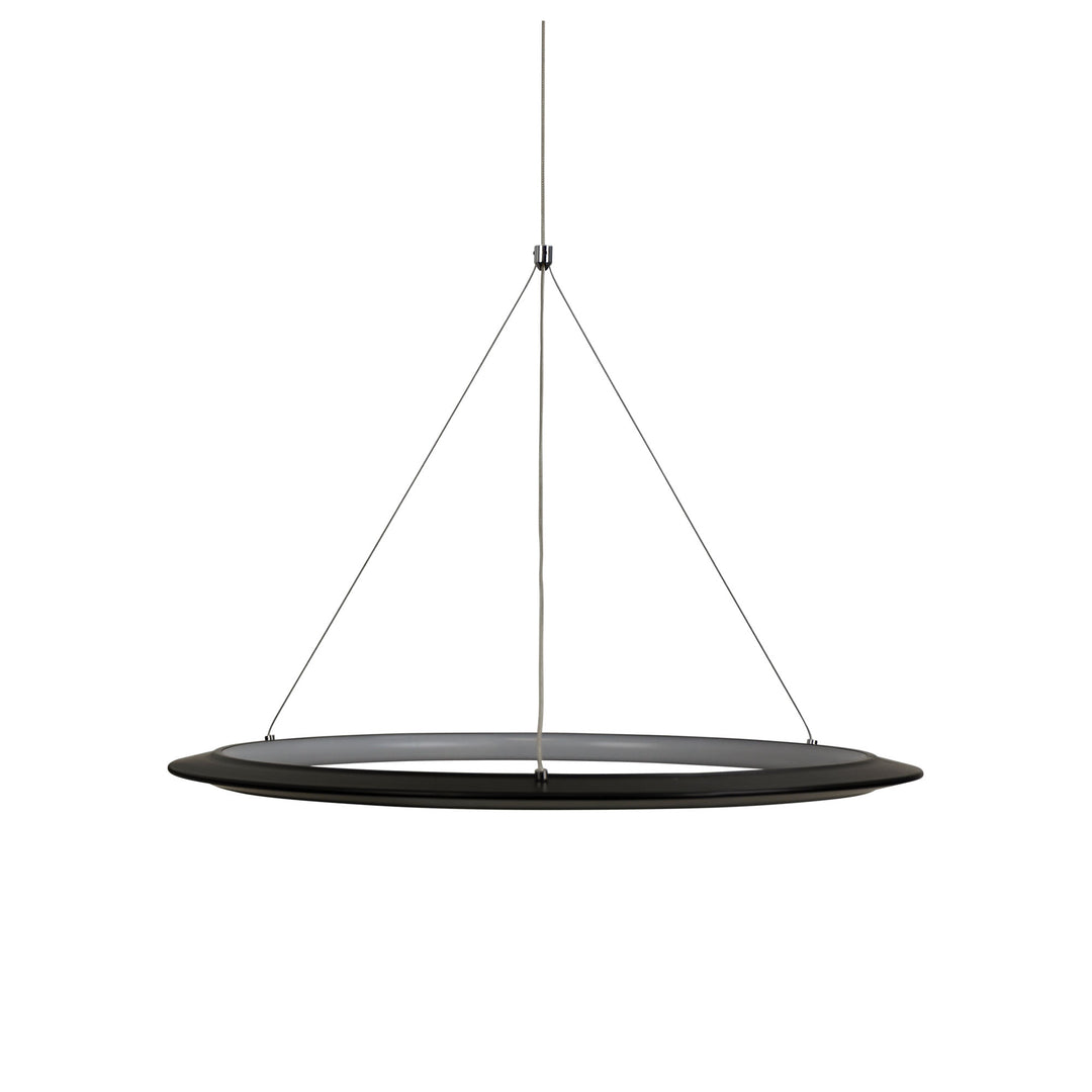 SATURN.60 CTS Modern TriColour LED Halo Pendant Black