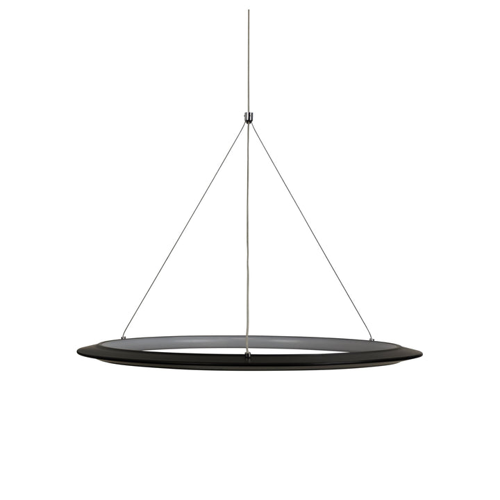 SATURN.60 CTS Modern TriColour LED Halo Pendant Black