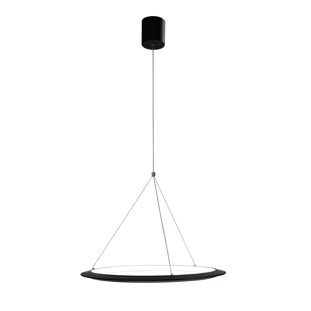 SATURN.60 CTS Modern TriColour LED Halo Pendant Black