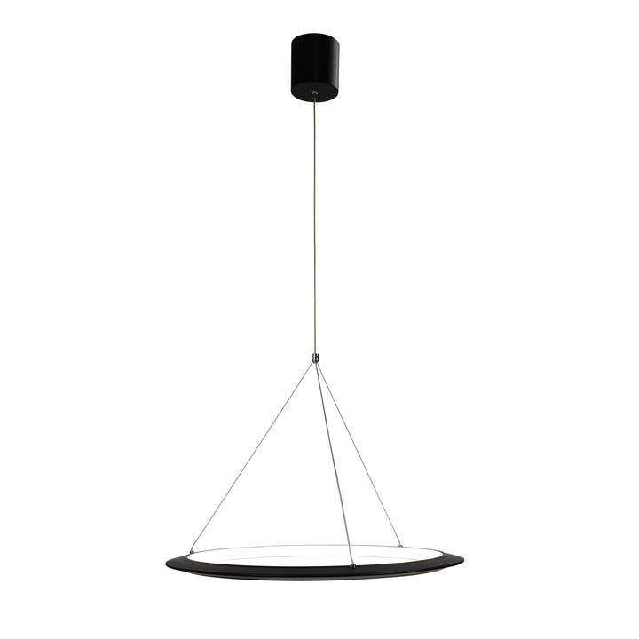 SATURN.60 CTS Modern TriColour LED Halo Pendant Black