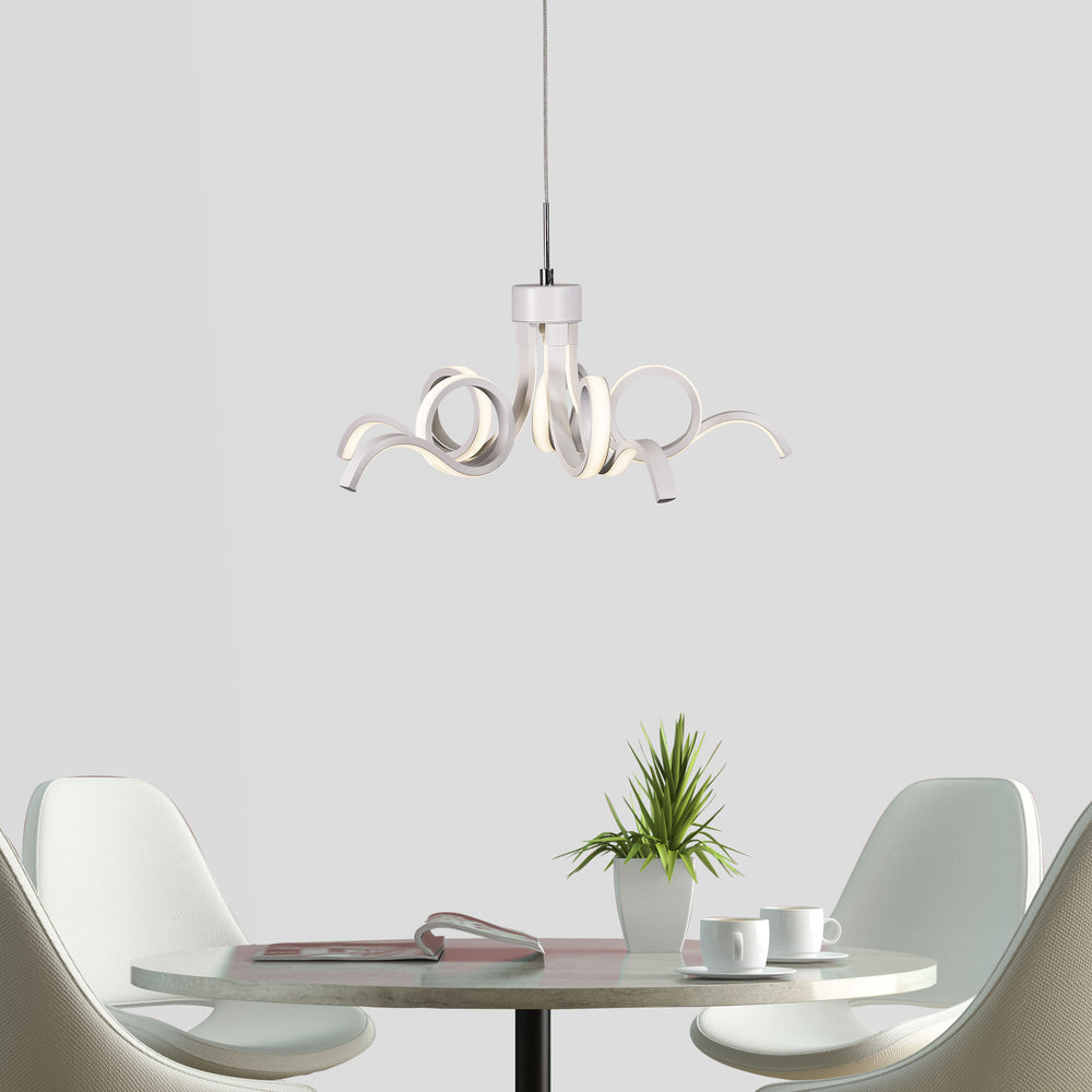NOODLE.50 /70 BLACK TriColour LED Pendant Pendant