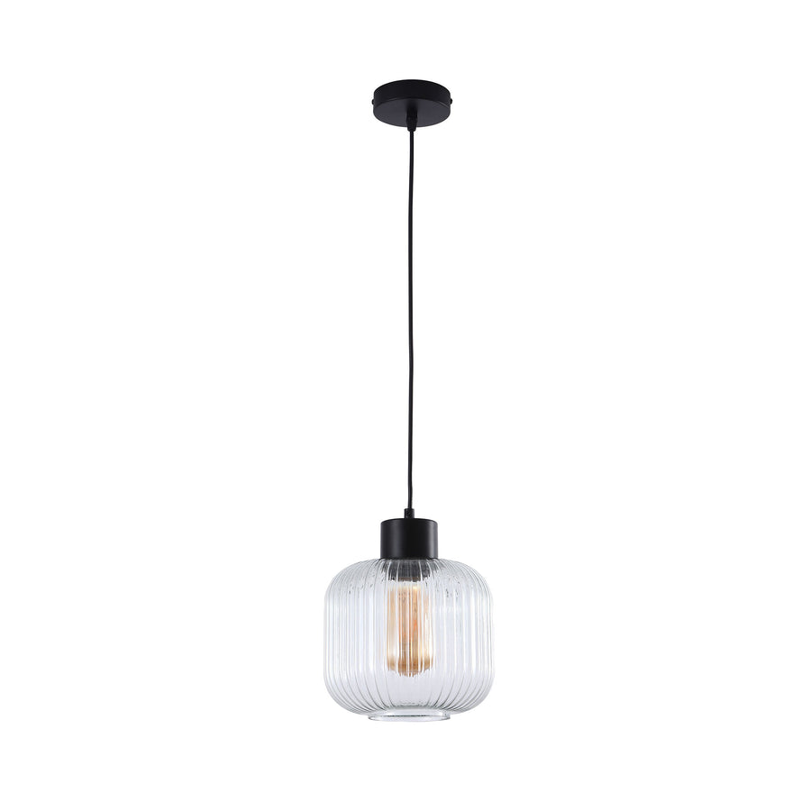 MILLER.200 Ribbed Glass Pendant Pendant