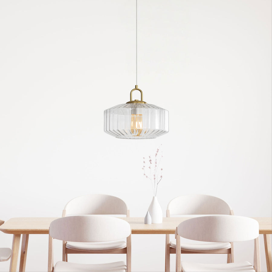 CLARISE Geometric Glass Pendant Pendant