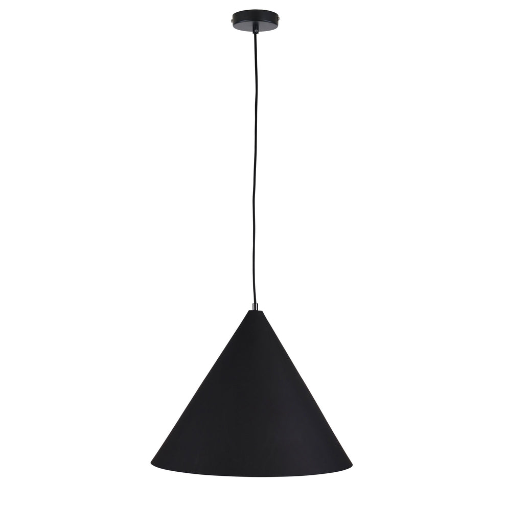 3. CONIC.45 Stylish Conical Black Pendant