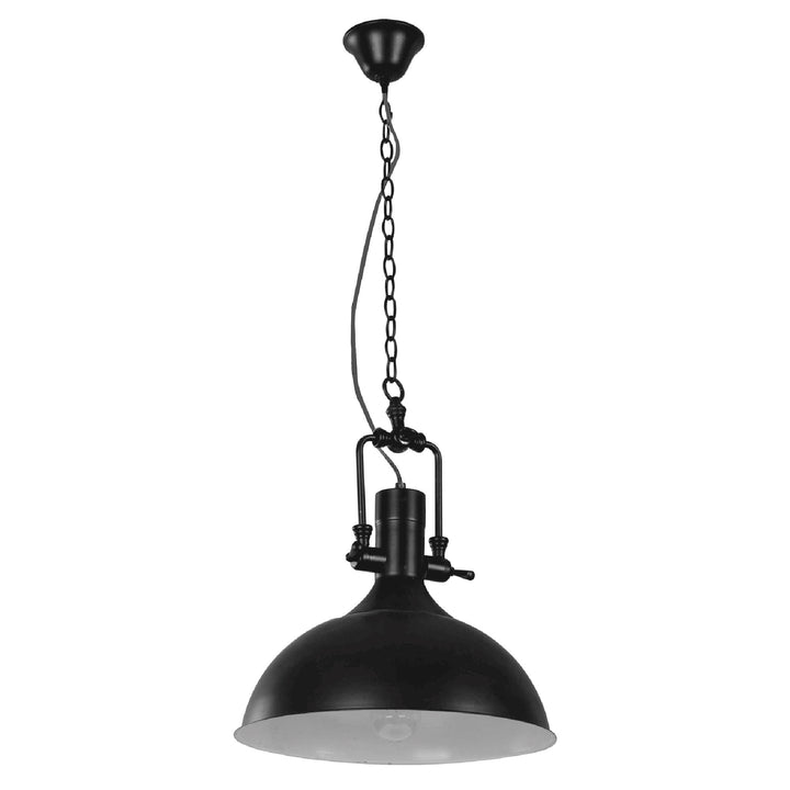 COTTAGE Urban Retro Industrial Style Black Pendant