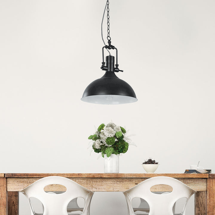 COTTAGE Urban Retro Industrial Style Black Pendant