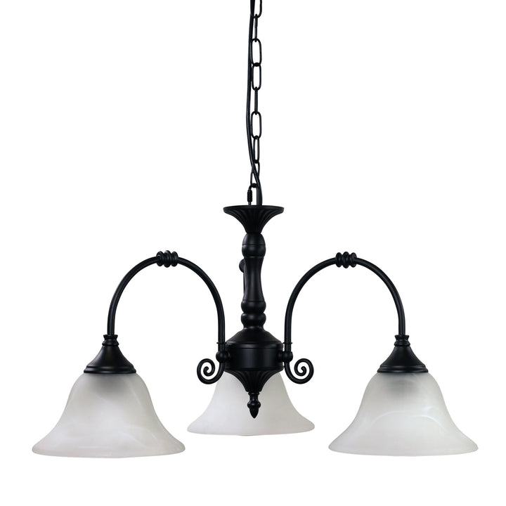 WOODGATE 3P Classic 3-light Pendant