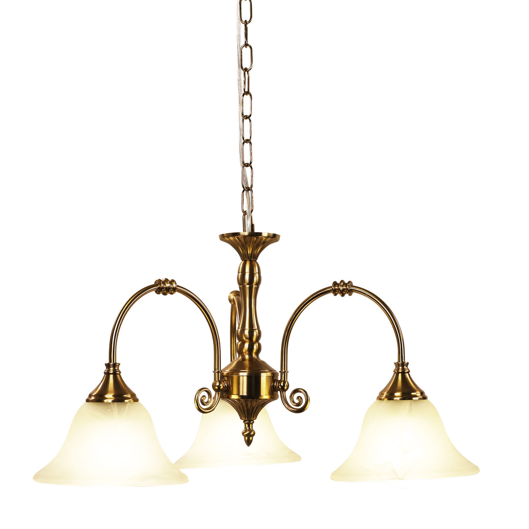 WOODGATE 3P Classic 3-light Pendant