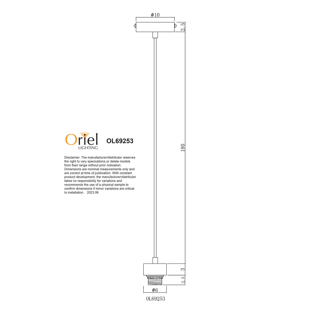 PARTI CORD 180cm E27 Suspension Kit