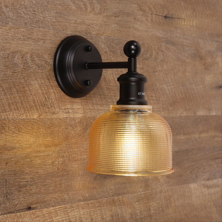 BRIGHTON Holophane Glass Wall Light WALL LIGHT