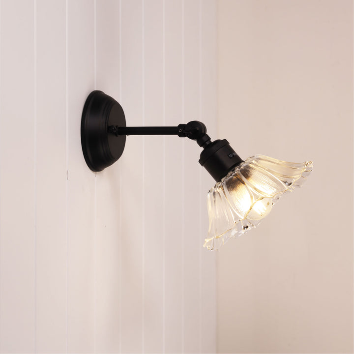 FLEUR Vintage Glass Wall Light