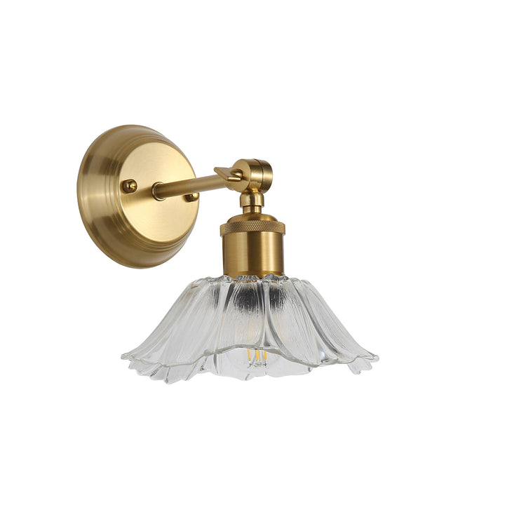 FLEUR Vintage Glass Wall Light