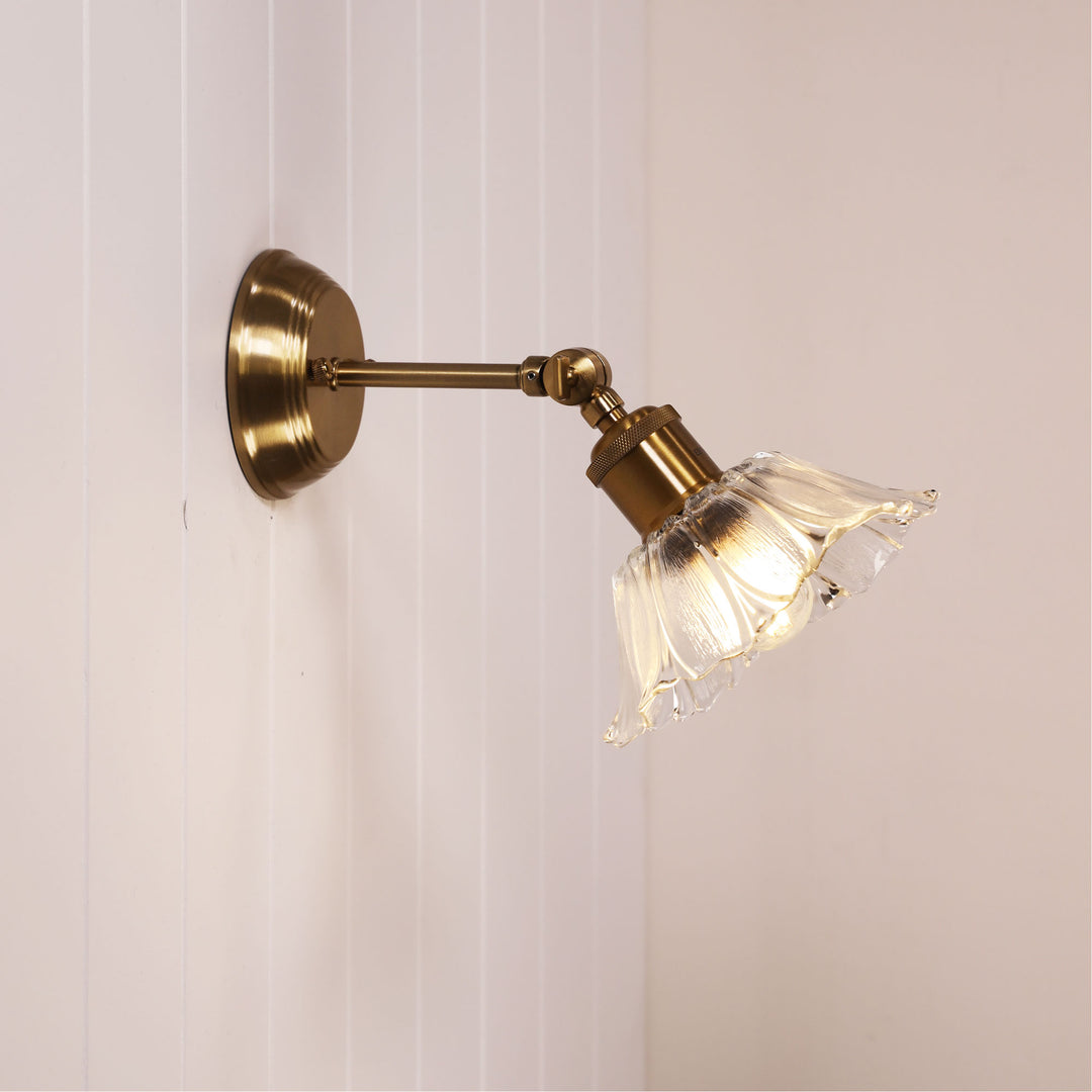 FLEUR Vintage Glass Wall Light
