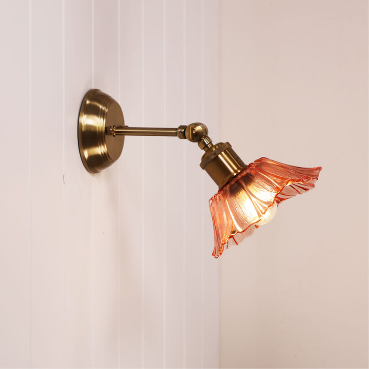 FLEUR Vintage Glass Wall Light