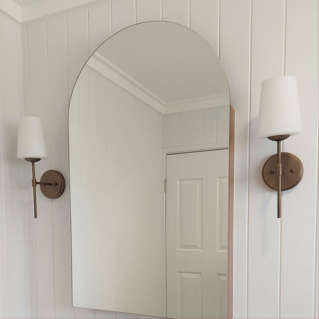 KINBURY Glass Wall Light WALL LIGHT