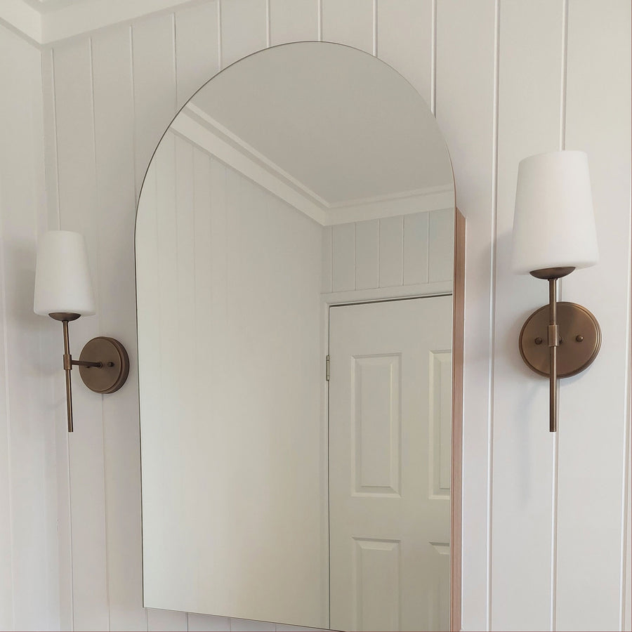 KINBURY Glass Wall Light WALL LIGHT