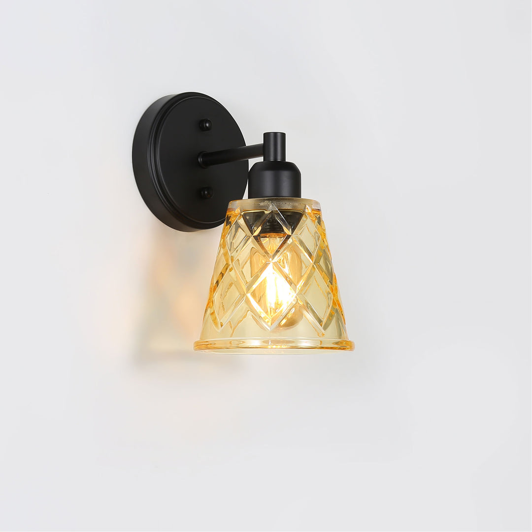 DRAM WALL LIGHT Vintage Cut Glass Wall Light WALL LIGHT