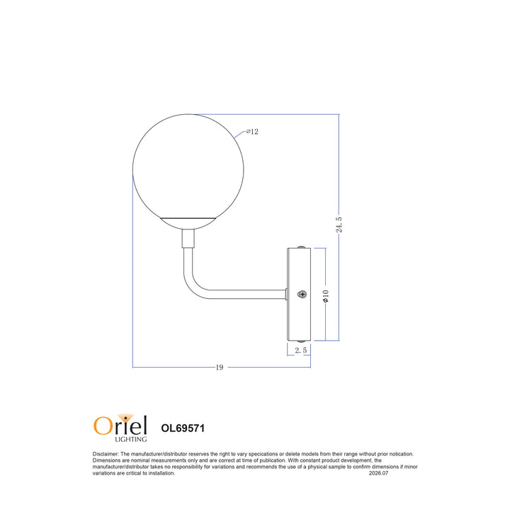 KINFIELD G9 LED Wall Light Wall light