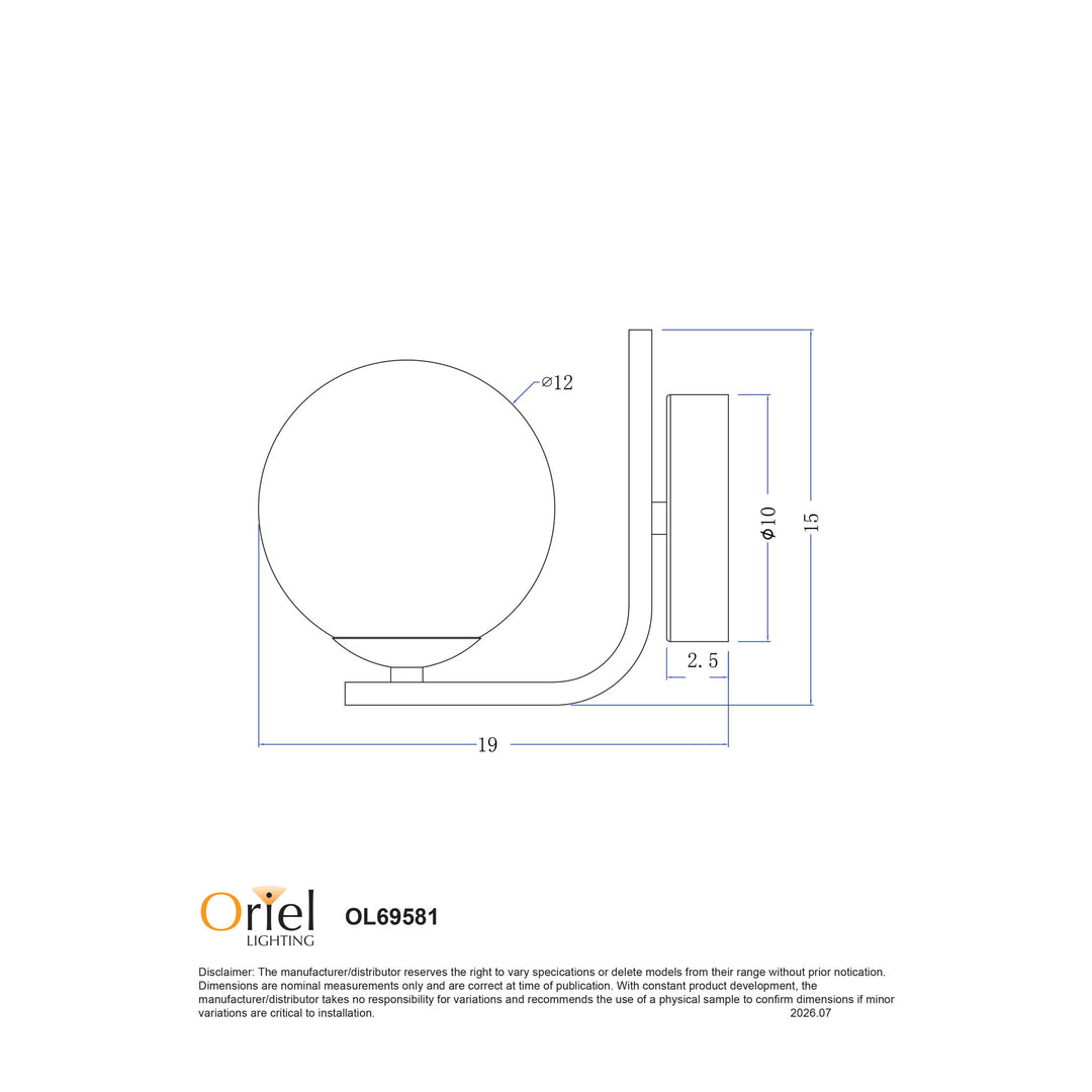 DALTON LED Wall Light Wall light