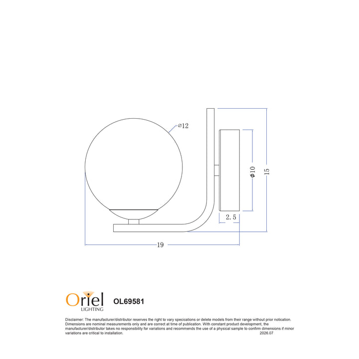 DALTON LED Wall Light Wall light