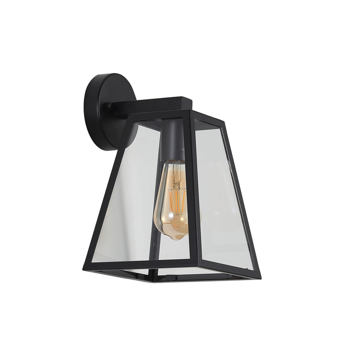 BELLWOOD GOLD/BLACK Outdoor Wall Light Black WALL LIGHT