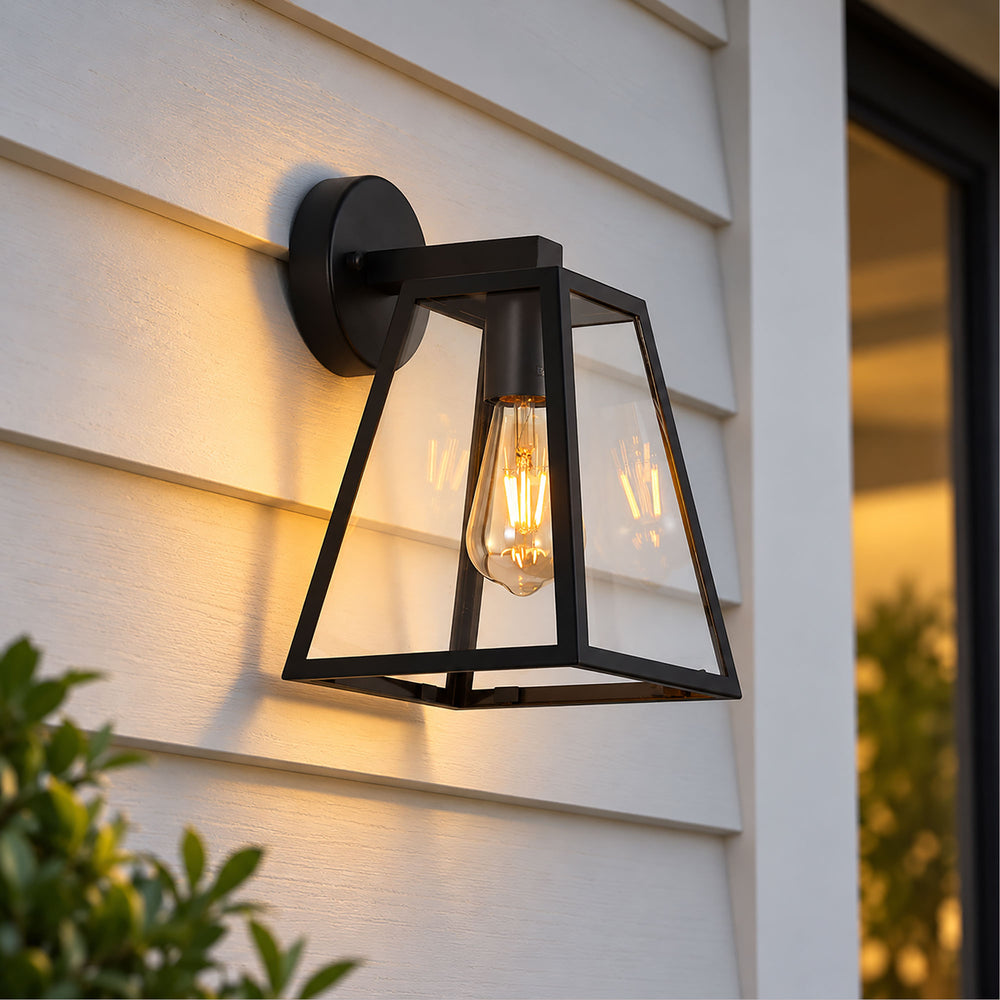 BELLWOOD GOLD/BLACK Outdoor Wall Light WALL LIGHT