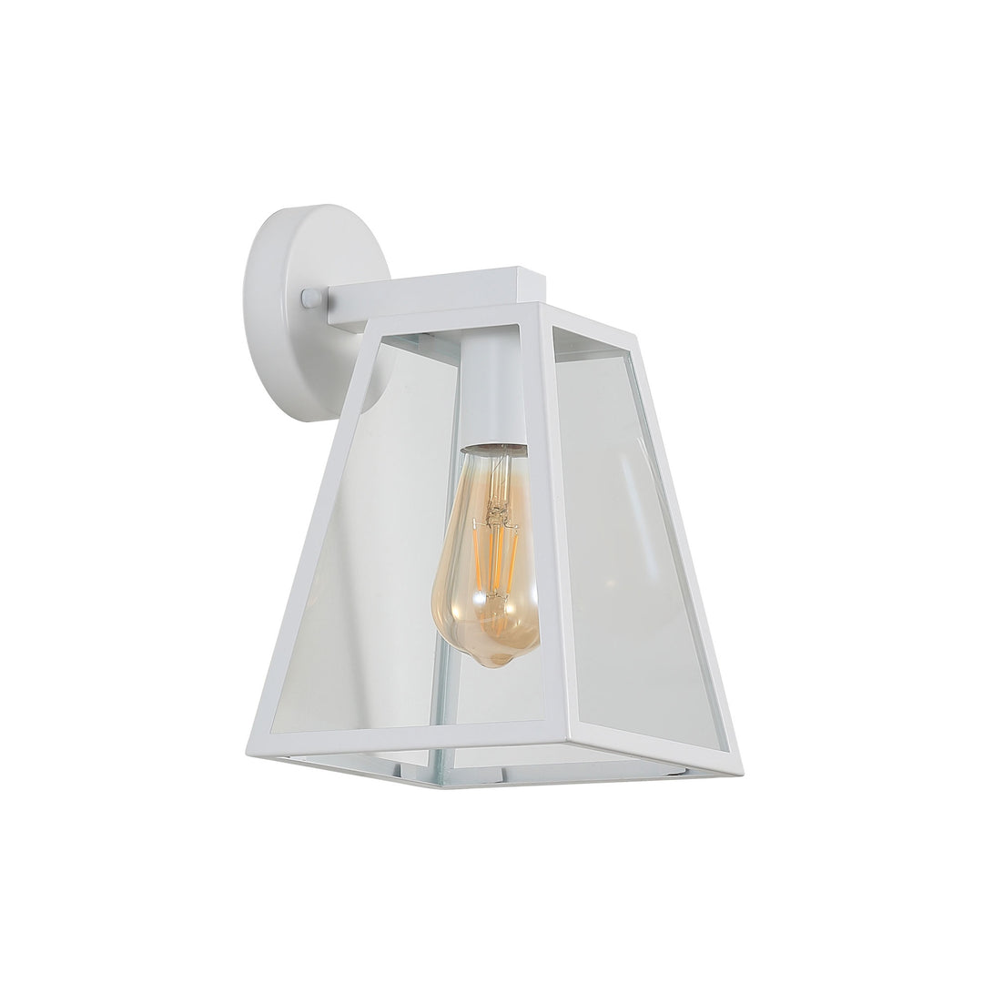BELLWOOD GOLD/BLACK Outdoor Wall Light White WALL LIGHT