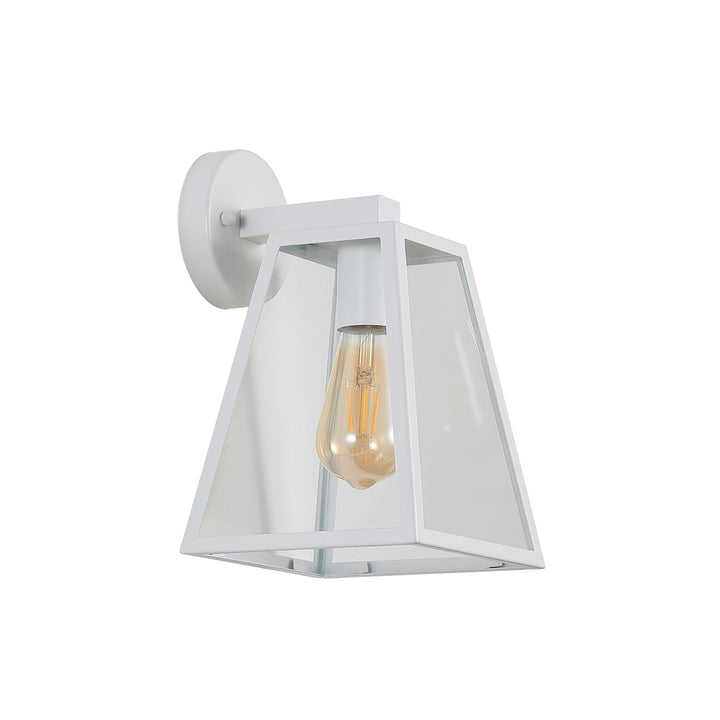 BELLWOOD GOLD/BLACK Outdoor Wall Light White WALL LIGHT