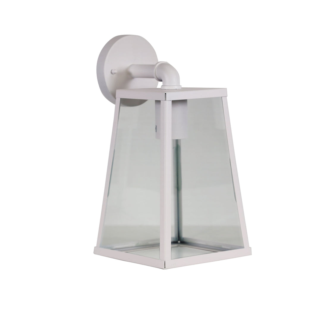 NORTH BLACK Black Outdoor Wall Light White WALL LIGHT