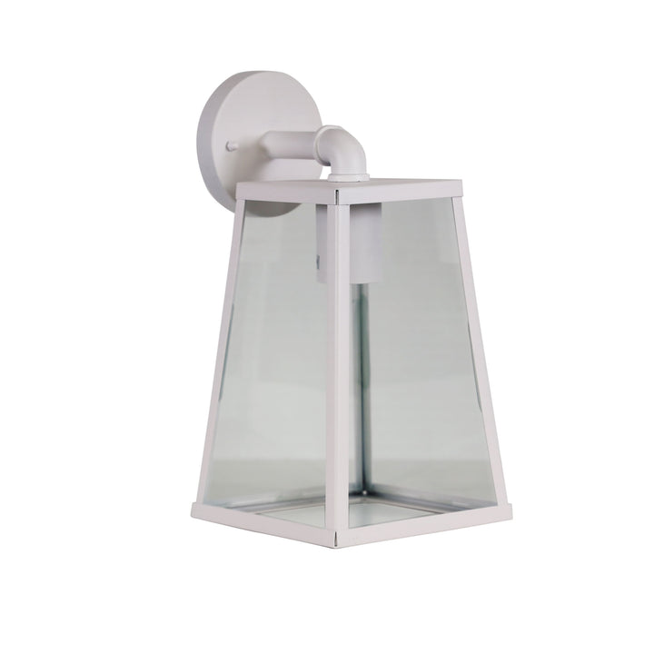 NORTH BLACK Black Outdoor Wall Light White WALL LIGHT