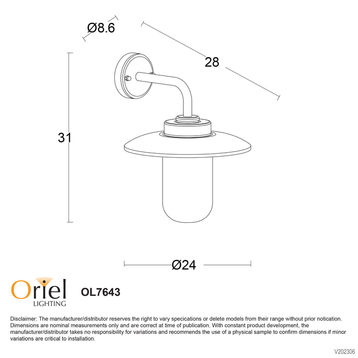 ANZIO Outdoor Wall Light