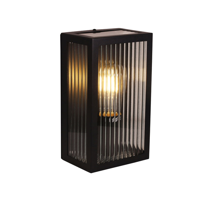 CHICAGO 1 Light Reeded glass outdoor wall light