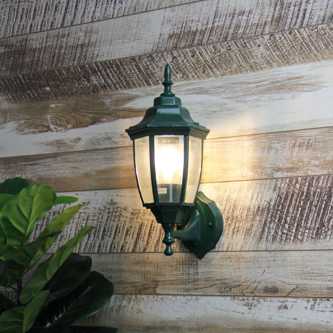 HIGHGATE UP Green Traditional Outdoor Wall Light WALL LIGHT