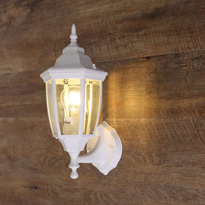 HIGHGATE UP Green Traditional Outdoor Wall Light WALL LIGHT
