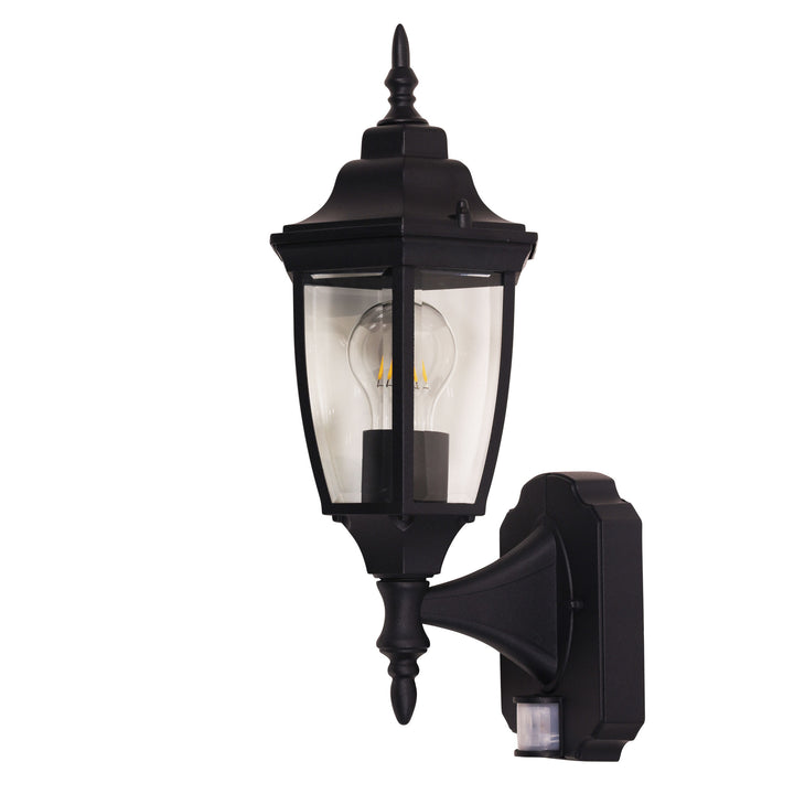 HIGHGATE SENSOR Outdoor Light with Motion Sensor Black Flood and Sensor light