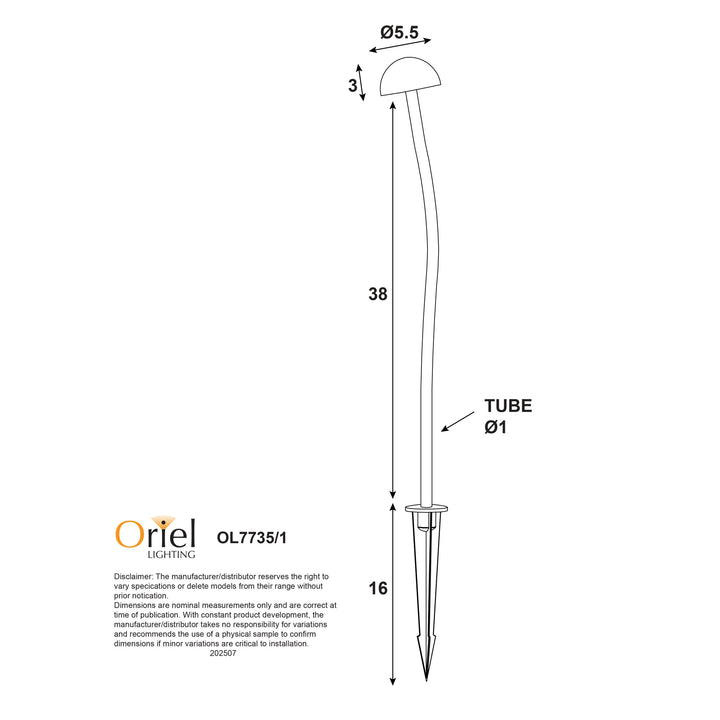 ENOKI.1 12V DIY Garden Light Spike light