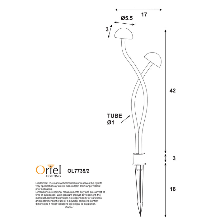 ENOKI.2 12V DIY Garden Light Spike light
