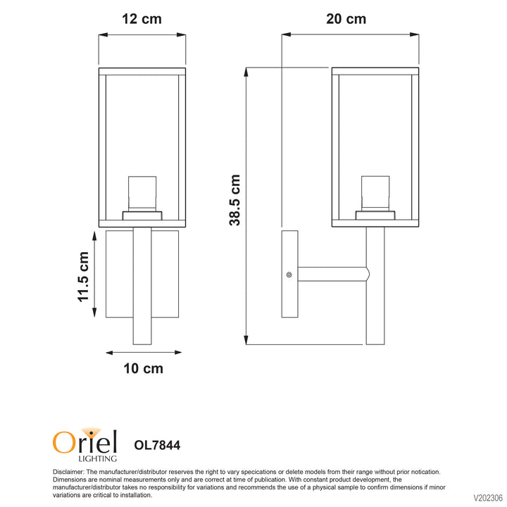 PANDORA WALL BRACKET Hamptons Style Outdoor Wall Light WALL LIGHT