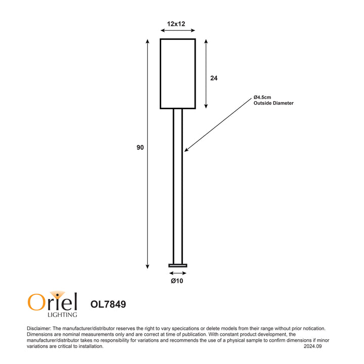 PANDORA BOLLARD 240V Bollard Light Bollard light