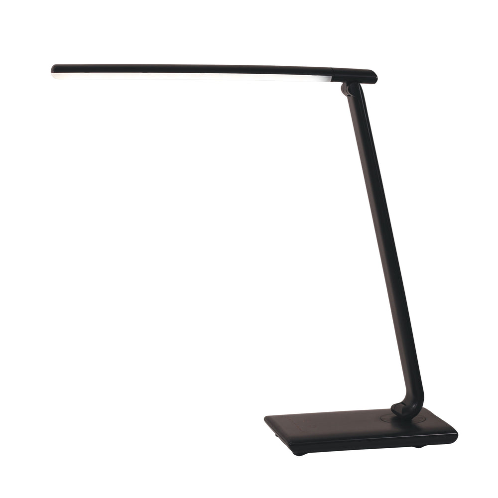 LUKE BLACK Touch Dimming LED Lamp with USB Port Black TABLE LAMP
