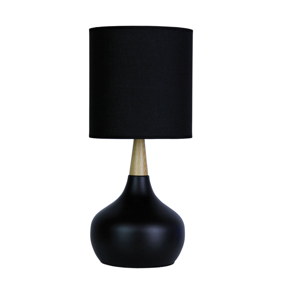 POD WHITE /Black On-Off Touch Lamp Black TABLE LAMP